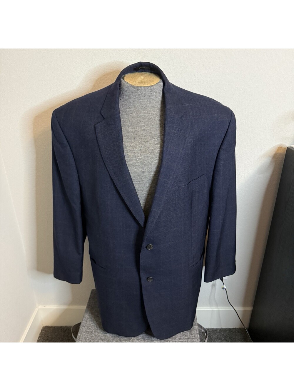 Jos. A. Bank Reserve Men’s 48R Navy Silk Wool Blazer Sport Coat